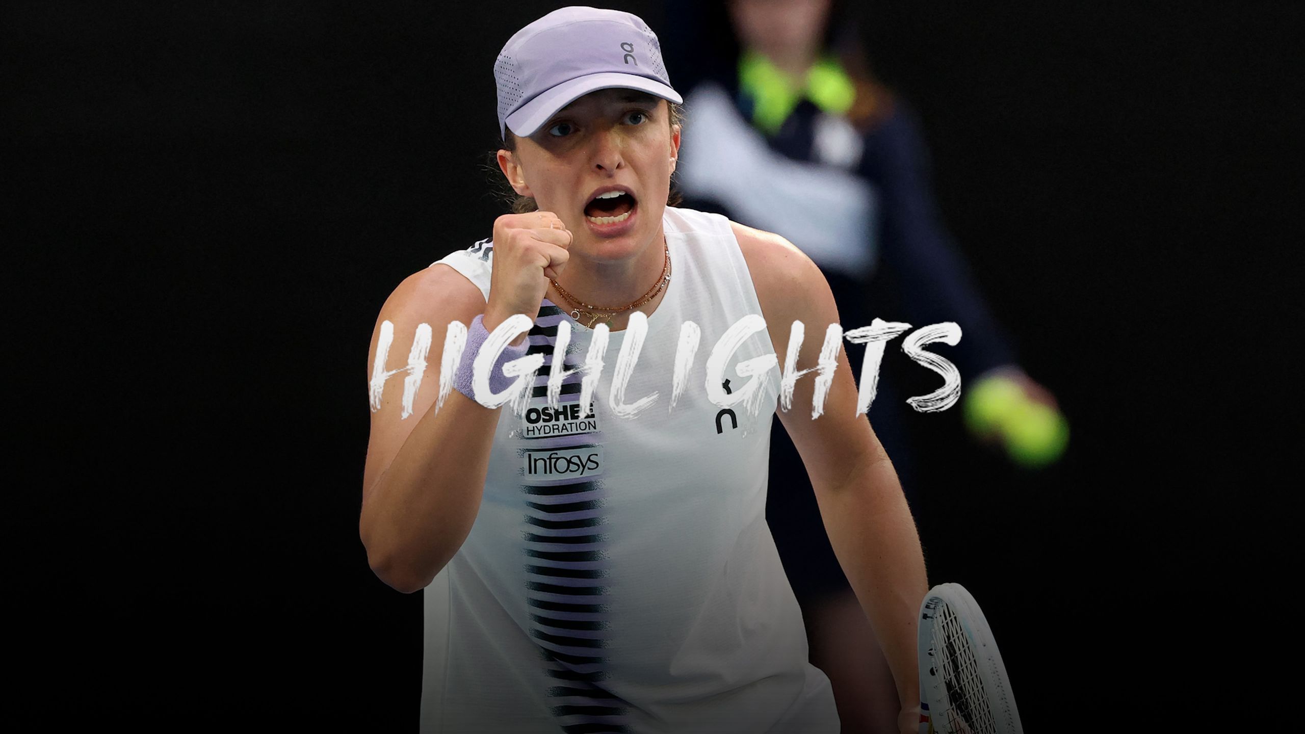 Yue Yuan - Iga Swiatek - Australian Open Highlights - Tennis video 