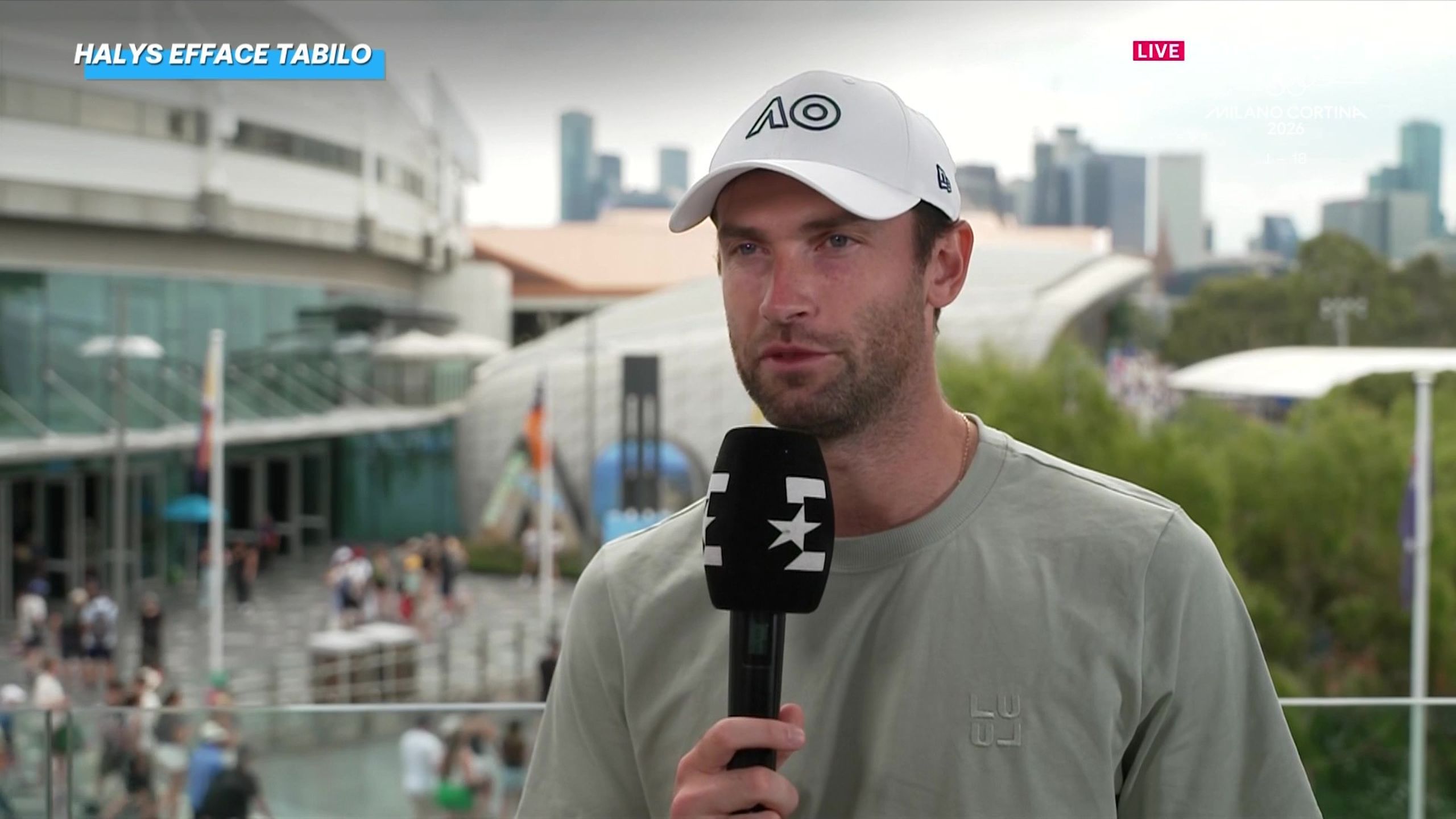 Open d'Australie │1er tour │Quentin Halys : 