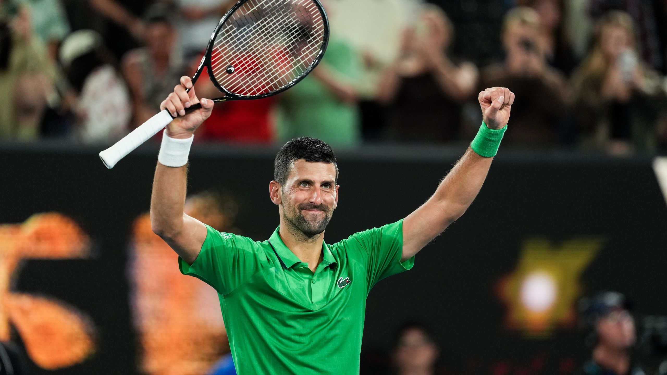 Novak Djokovic stryger ubesværet til tredje runde