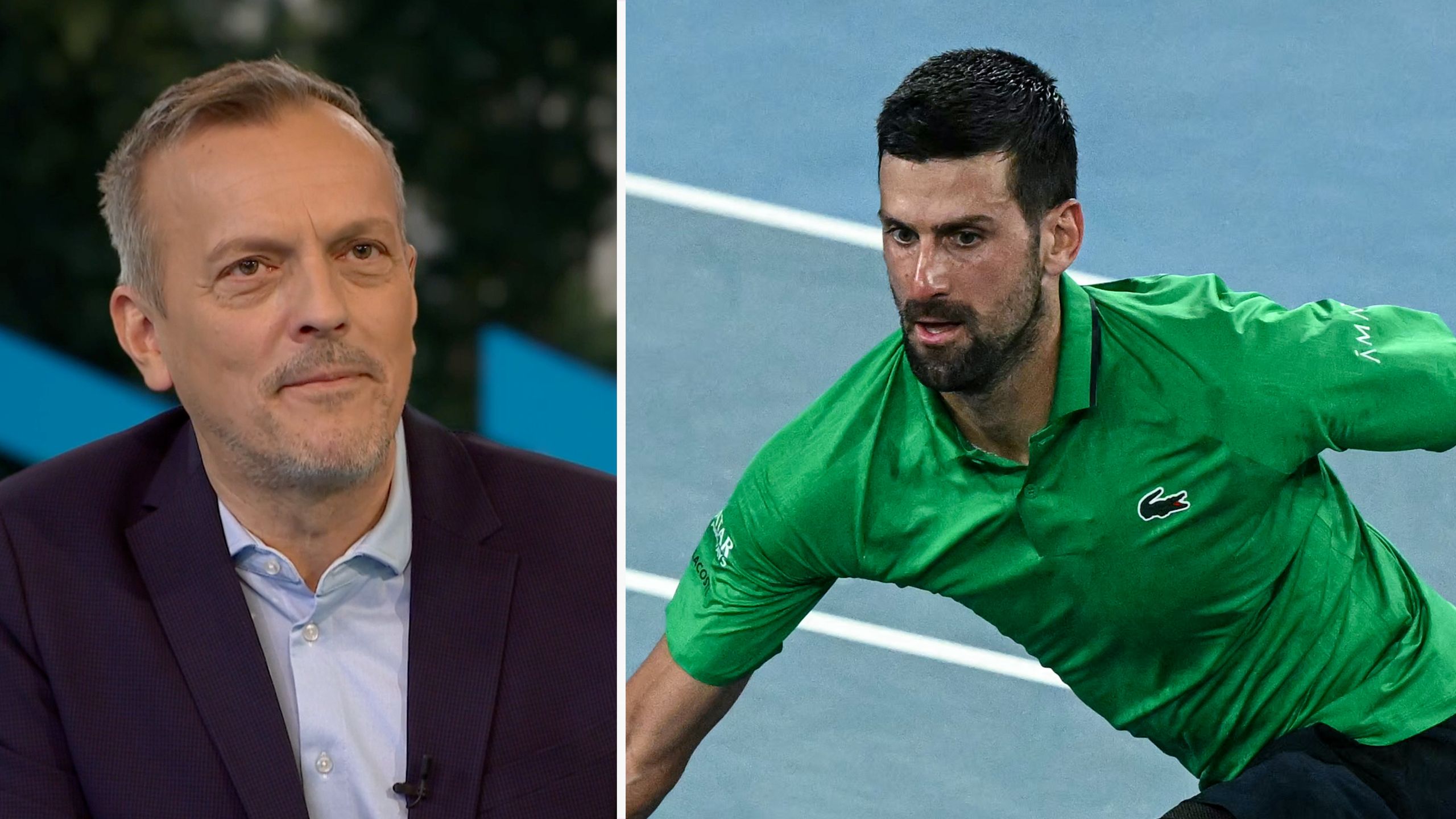 Tennisekspert Thomas Skouboe inden Australian Open-finalen: Man skal aldrig regne Novak Djokovic ude