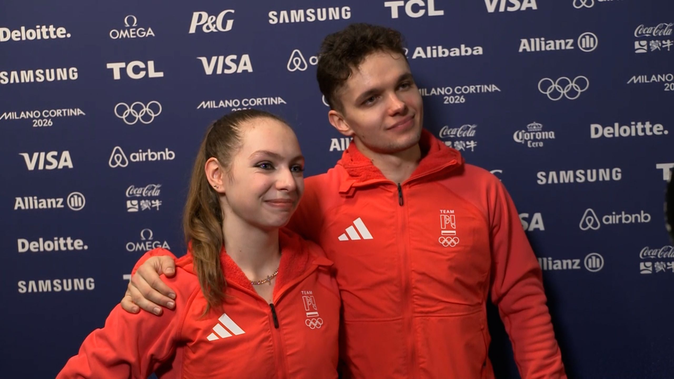 Wiktor Kulesza i Sofia Dowhal po debiucie w tańcu rytmicznym - igrzyska ...