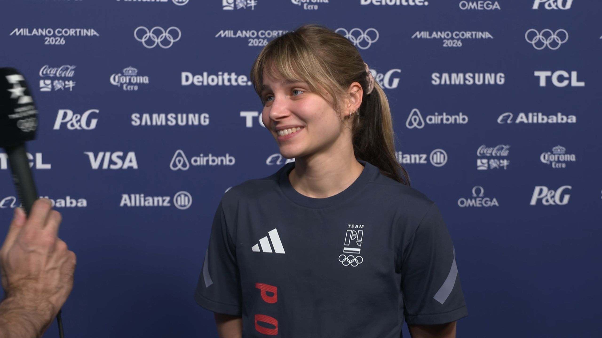 Gabriela Topolska po awansie do ćwierćfinału w short tracku na 1000 m ...