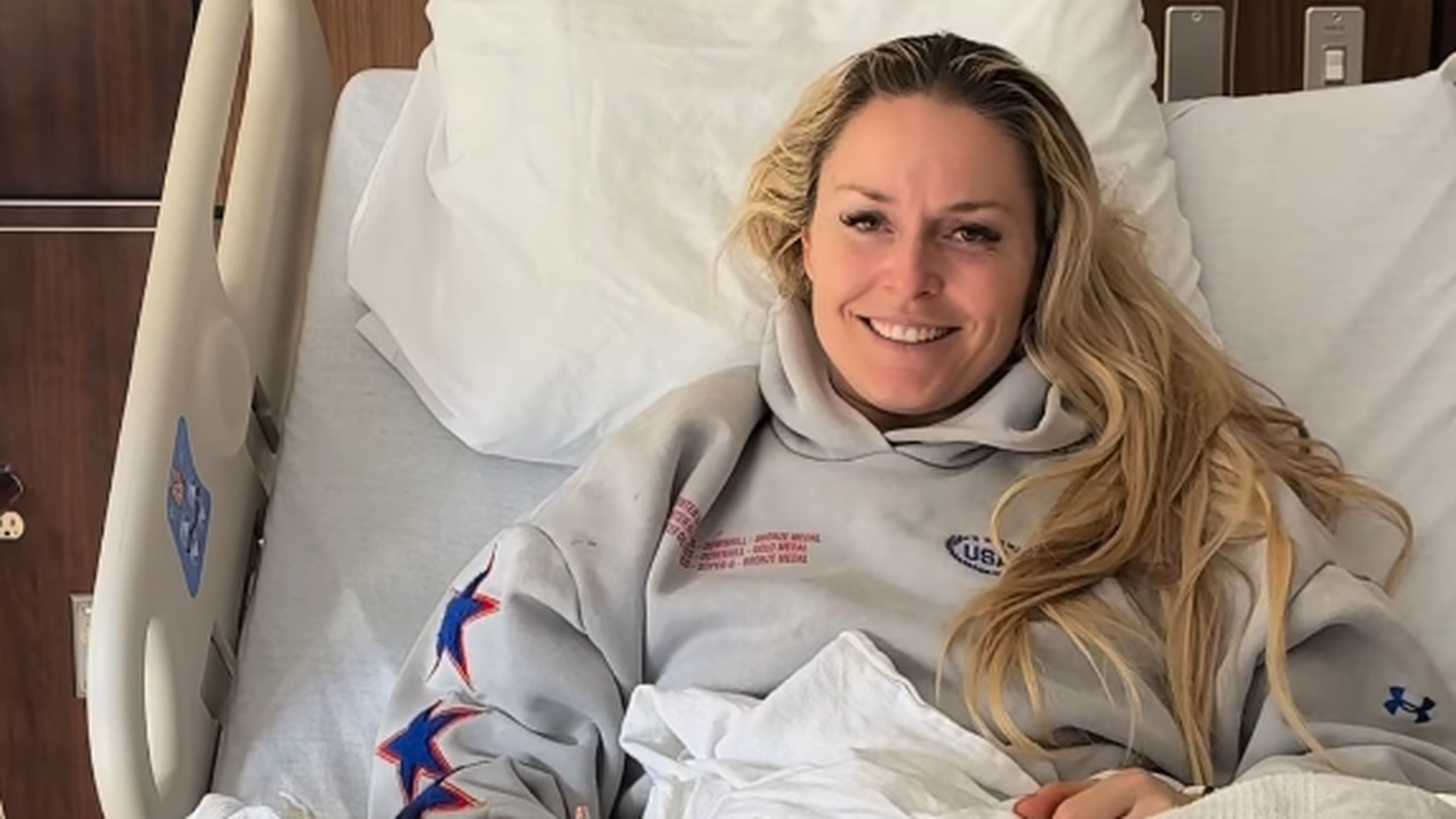 El nuevo y alentador avance de Lindsey Vonn tras otra extensa operación ...
