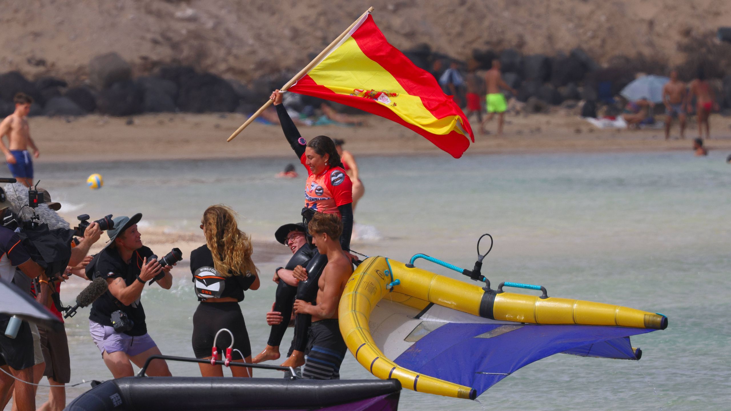 España destaca con cuatro medallas en el Mundial de wingfoil, candidato a ser olímpico en 2032