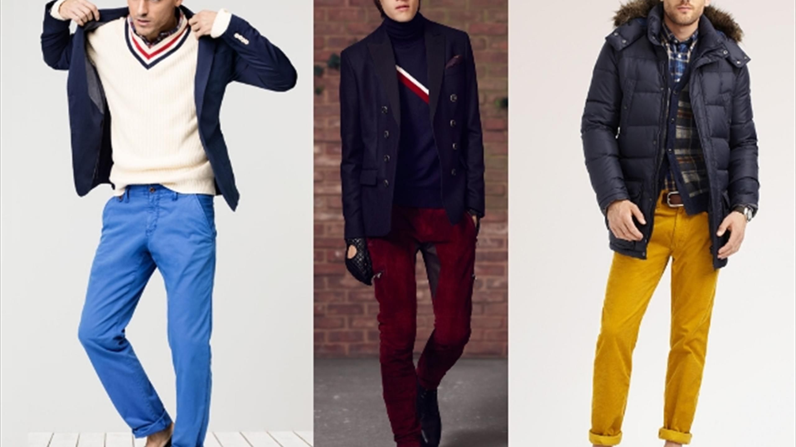 Pantalon couleur homme discount