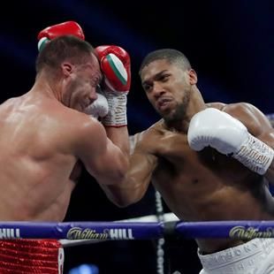 Anthony Joshua l-a făcut K.O. pe Pulev în runda 9! Campionul mondial ...