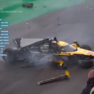 Műszaki hiba okozhatta a Cadillac brutális balesetét Spában - Eurosport
