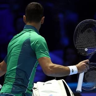 Watch moment Novak Djokovic snaps TWO rackets during Holger Rune match ...
