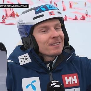 Kristoffersen critique l'organisation : "Cela a été une erreur d'envoyer des machines sur la piste"