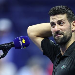 US Open 2025 - 1/4 de finale - Novak Djokovic après sa victoire face à