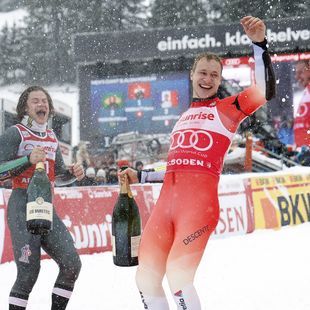Riesenslalom Adelboden: Marco Odermatt bricht vor Schweizer Fans ...