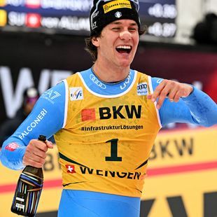 Weltcup in Wengen: Giovanni Franzoni gewinnt Super-G und schlägt Marco ...