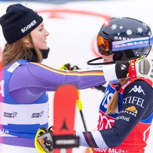 Ski World Cup: Emma Aicher is breathing down Mikaela Shiffrin's neck - ...