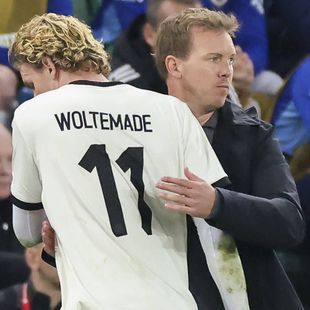 German national team: Deniz Undav and Nick Woltemade in the battle for the ...