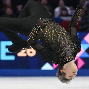 World Figure Skating Championships: Ilia Malinin celebrates gold medal ...