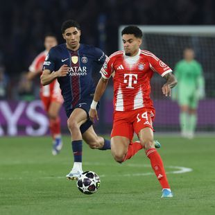 Spielszene PSG gegen Bayern
