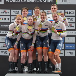 IJzersterk TeamNL wil met Lavreysen, Wiebes en Van de Wouw record verbreken op WK Baanwielrennen