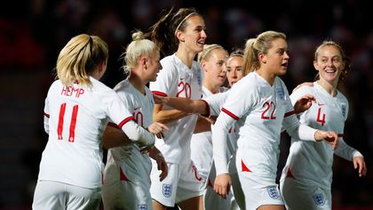 England put 20 past Latvia to stay top in qualifying group