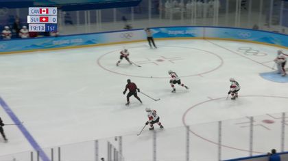 Canada a dat recital în primul meci din cadrul turneului feminin de hochei: 12-1 cu Elveția