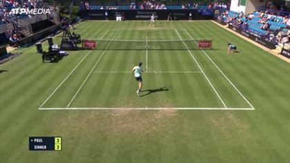 Highlights: Paul upsets Sinner at Eastbourne in three sets