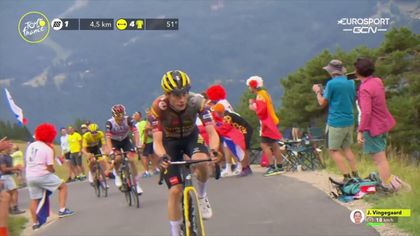 Tour de France | Bekijk het moment waarop Vingegaard aanval plaatst en Pogacar kraakt