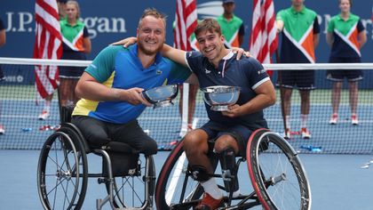 Martin de la Puente logra en dobles el primer Grand Slam del tenis español en silla de ruedas