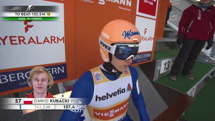 Kubacki extends World Cup lead with Engelberg triumph
