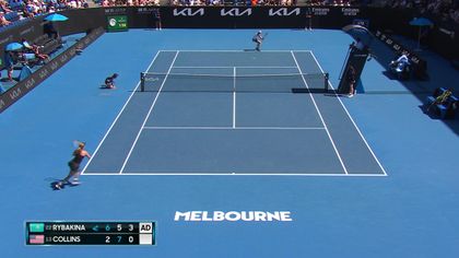 Rybakina  - Collins - Australian Open Highlights