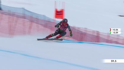 'Risk and reward' - Goggia powers into downhill lead in Cortina d'Ampezzo