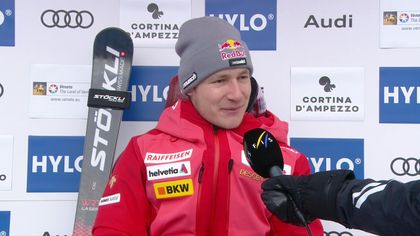 'I wasn't sure what was possible today' - Odermatt after winning the super-G at Cortina d'Ampezzo