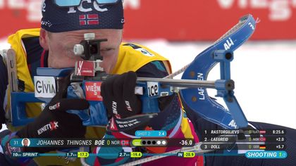Johannes Boe, 7 victorii din 7 curse de sprint! Norvegianul s-a impus în fața propriilor fani