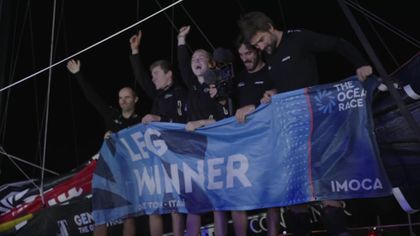Sărbătoare în echipajul Team Malizia, după succesul reușit în etapa a 3-a din Ocean Race