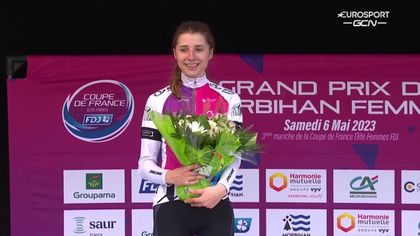 Dominika Włodarczyk na podium Grand Prix du Morbihan kobiet