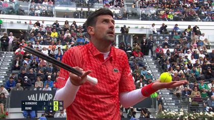 VÍDEO | Djokovic, desquiciado ante Rune: "Estoy perdido completamente"