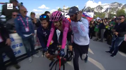 Giro d'Italia | Primoz Roglic wint Giro ondanks materiaalpech in klimtijdrit