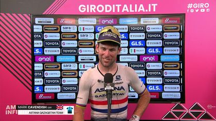 Cavendish 'pretty emotional' after farewell win at Giro