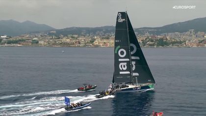 The Ocean Race | Team JAJO ondanks aanval door orka’s als tweede boot in Genua