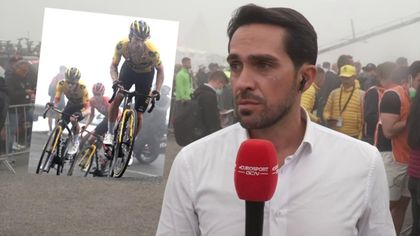 La explicación de Contador a la actuación del Jumbo en el Angliru: "No deja de impresionarte"