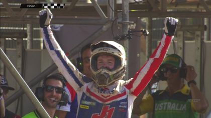Plus fort que Prado, Febvre domine la première manche du Motocross des Nations : l'arrivée en vidéo