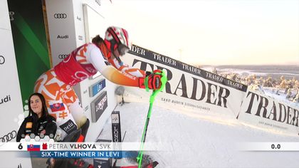 Petra Vlhova wygrała pierwszy przejazd slalomu PŚ w Levi