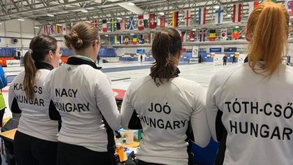 Elődöntős győzelmével élvonalba jutott a magyar női curlingcsapat
