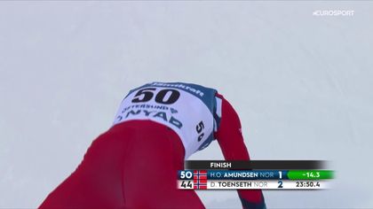 Harald Amundsen a câștigat proba de 10 km liber de la Ostersund! Podium 100 % norvegian