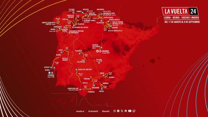 De Lisbonne à Madrid : le parcours de la Vuelta 2024