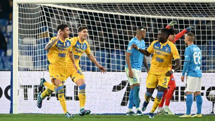 Nápoles (Rival Barcelona en Champions)-Frosinone: Batacazo sin paliativos (0-4)