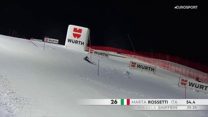 Rossetti la migliore delle italiane dopo la prima manche dello slalom