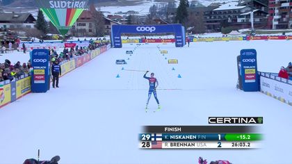 Niskanen, reine du 10km sur le Tour de ski