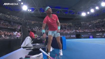 'Why?!' - Nadal not happy after time violation for 'late' return from toilet