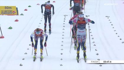 Tour de Ski | Zweedse vrouwen slaan toe in massastart, maar  Diggins komt niet in problemen