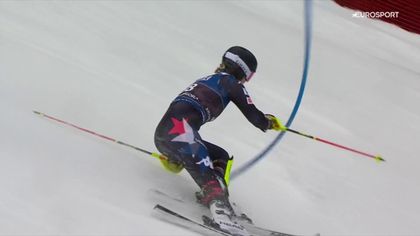2. przejazd Hurt w slalomie w Kranjskiej Gorze