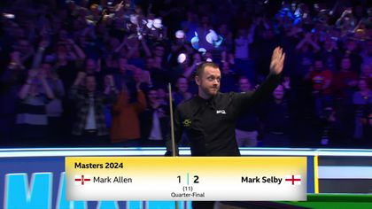 147! Maksymalny brejk Allena w meczu Masters z Selbym